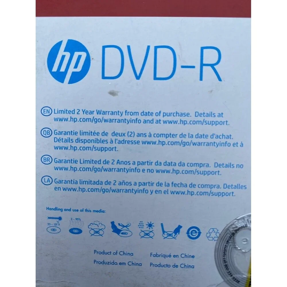 HP DVD-R 5 PacK Lot of 3 Jewel Cases X3